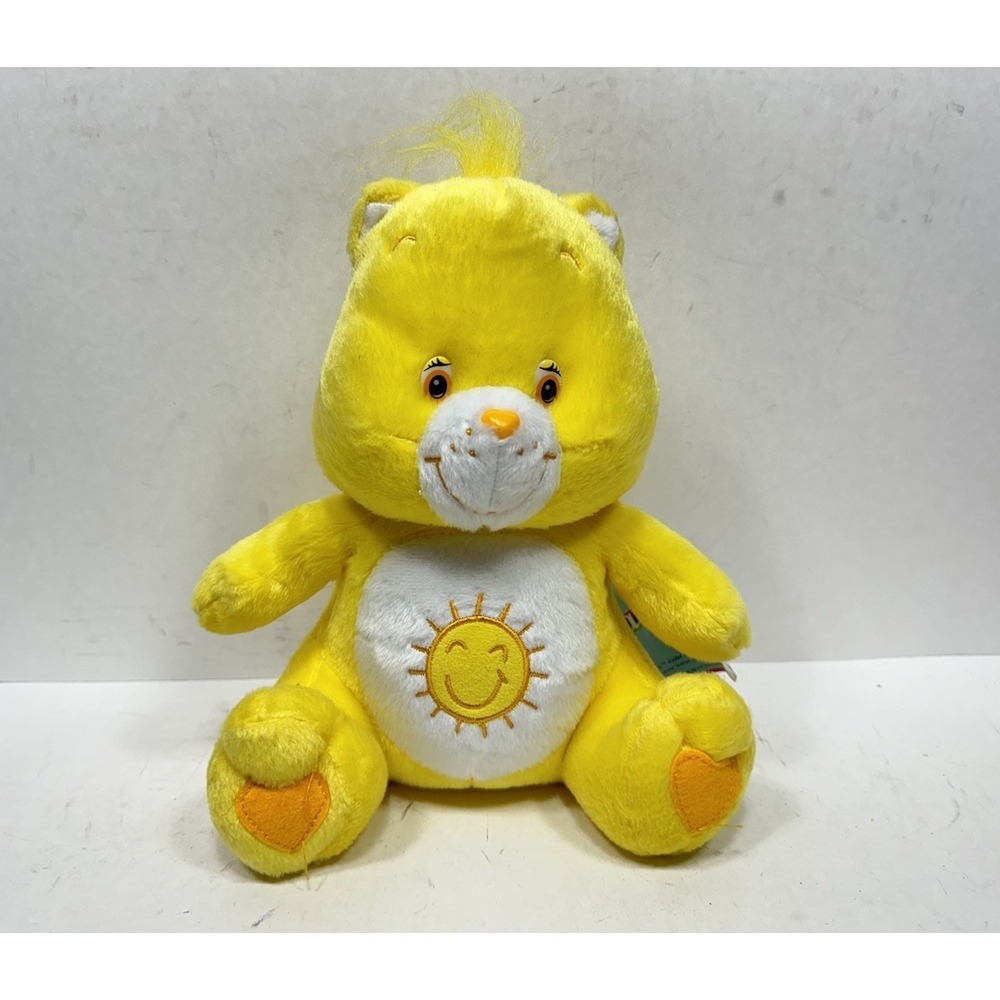 Care‎ Bears Funshine Bear Plush Toy Yellow 2004 - New With Tag NWT